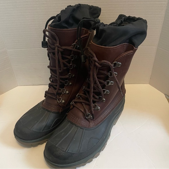 L.L. Bean Shoes Ll Bean Winter Boots Mens 9 Brown Leather Goretex
